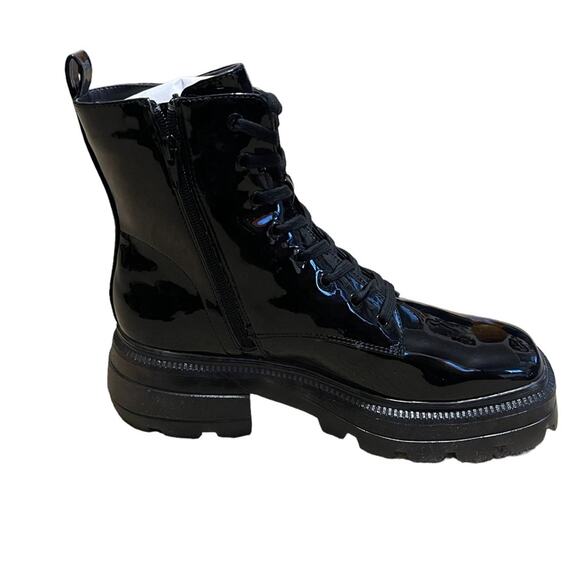 Katy Perry NEW Size 10 Women's The Geli Combat Boot Black NIB - Picture 1 of 13